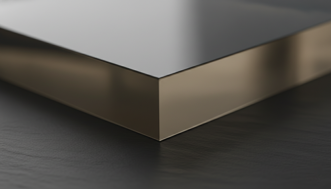 Macro view of precision molded aerospace-grade Ultem PEI material