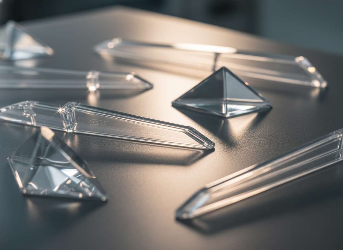 High-precision-injection-molded-optical-clear-light-guides-and-prisms-made-of-PC-Teijin-Panlite-L-1250Y