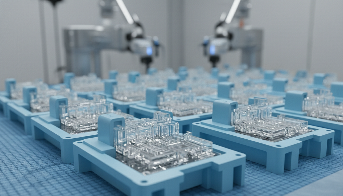Precision-injection-molded-clear-COC-microfluidic-chips-and-medical-grade-polycarbonate-diagnostic-cassettes-in-a-cleanroom-1