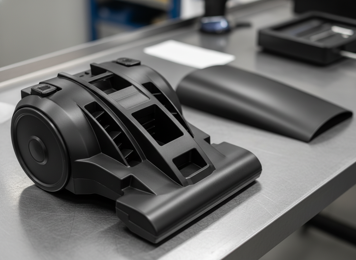 Precision-injection-molded-thin-walled-black-electronic-housings-and-appliance-covers-made-of-LG-Chem-ABS-HF380