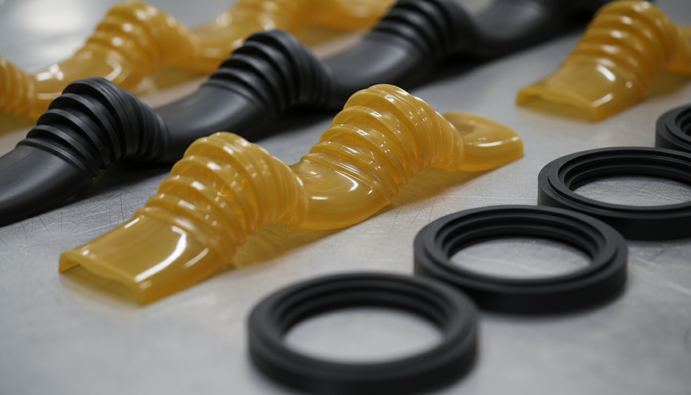 Precision-injection-molded-translucent-and-black-TPU-flexible-boots-and-dynamic-seal-1