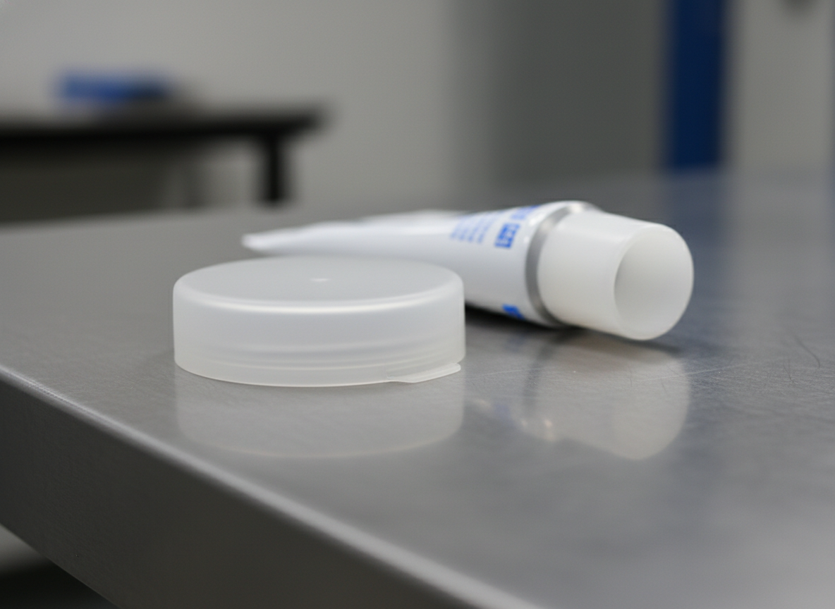 Precision-molded-highly-flexible-frosted-white-snap-on-lid-and-cap-made-of-Dow-LDPE-722-1