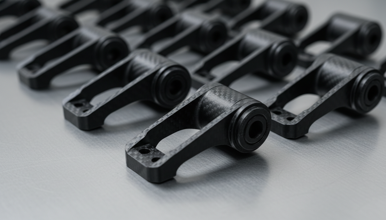 Precision-injection-molded-black-LNP-Thermocomp-EC006-carbon-filled-PEI-components