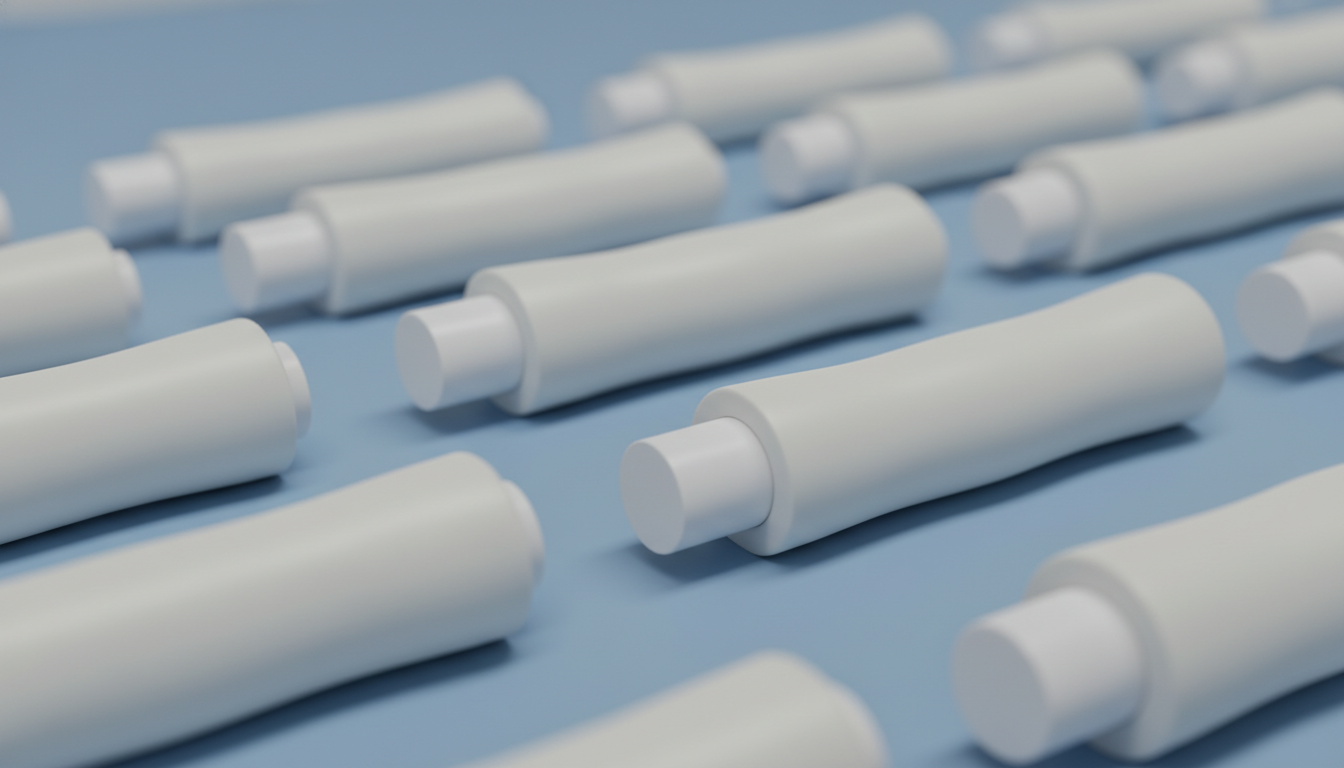 Precision-overmolded-translucent-Versaflex-OM-1040X-TPE-medical-grip-on-white-polycarbonate