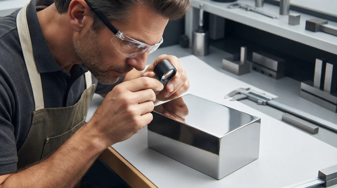 polished-steel-mold-core-inspection