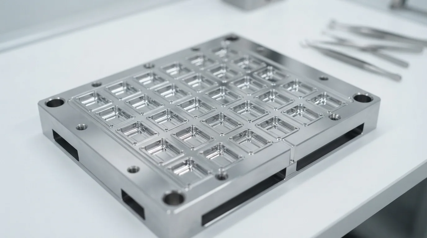 Mirror-polished-S136-stainless-steel-medical-injection-mold-cavity