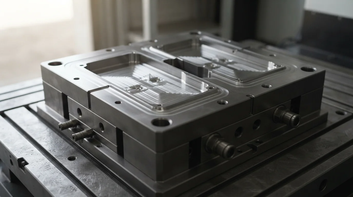Pre-hardened-718H-steel-large-scale-injection-mold-cavity
