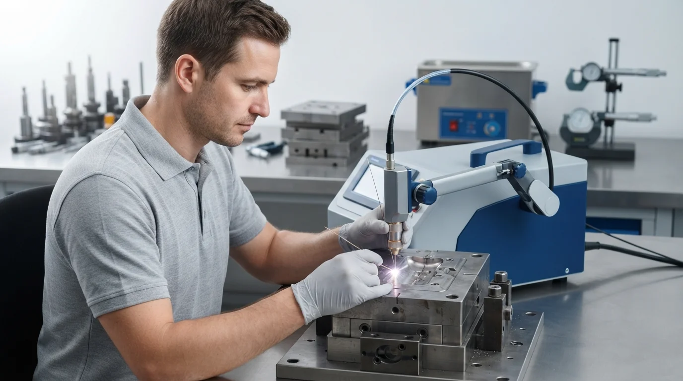 Precision-laser-welding-injection-mold-repair-in-toolroom