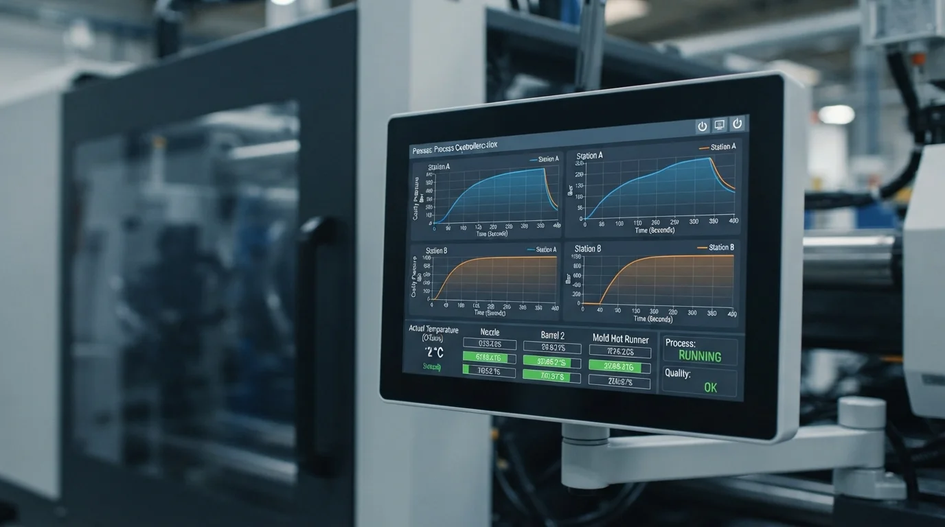 cavity-pressure-curve-controller-readout