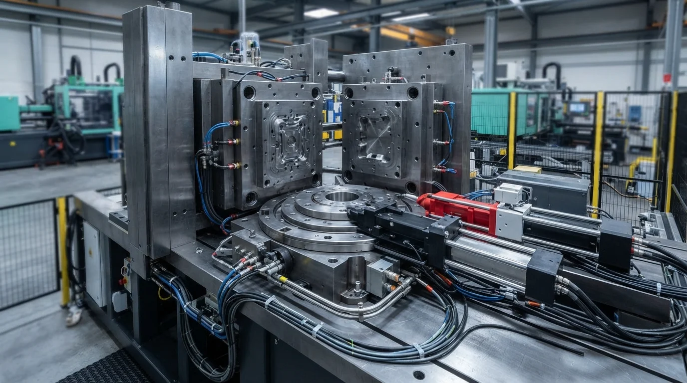 dual-shot-rotary-platen-mold