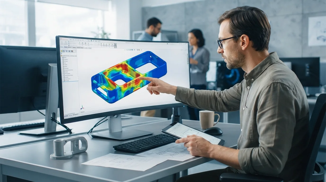 engineer-reviewing-overmolding-dfm-rules