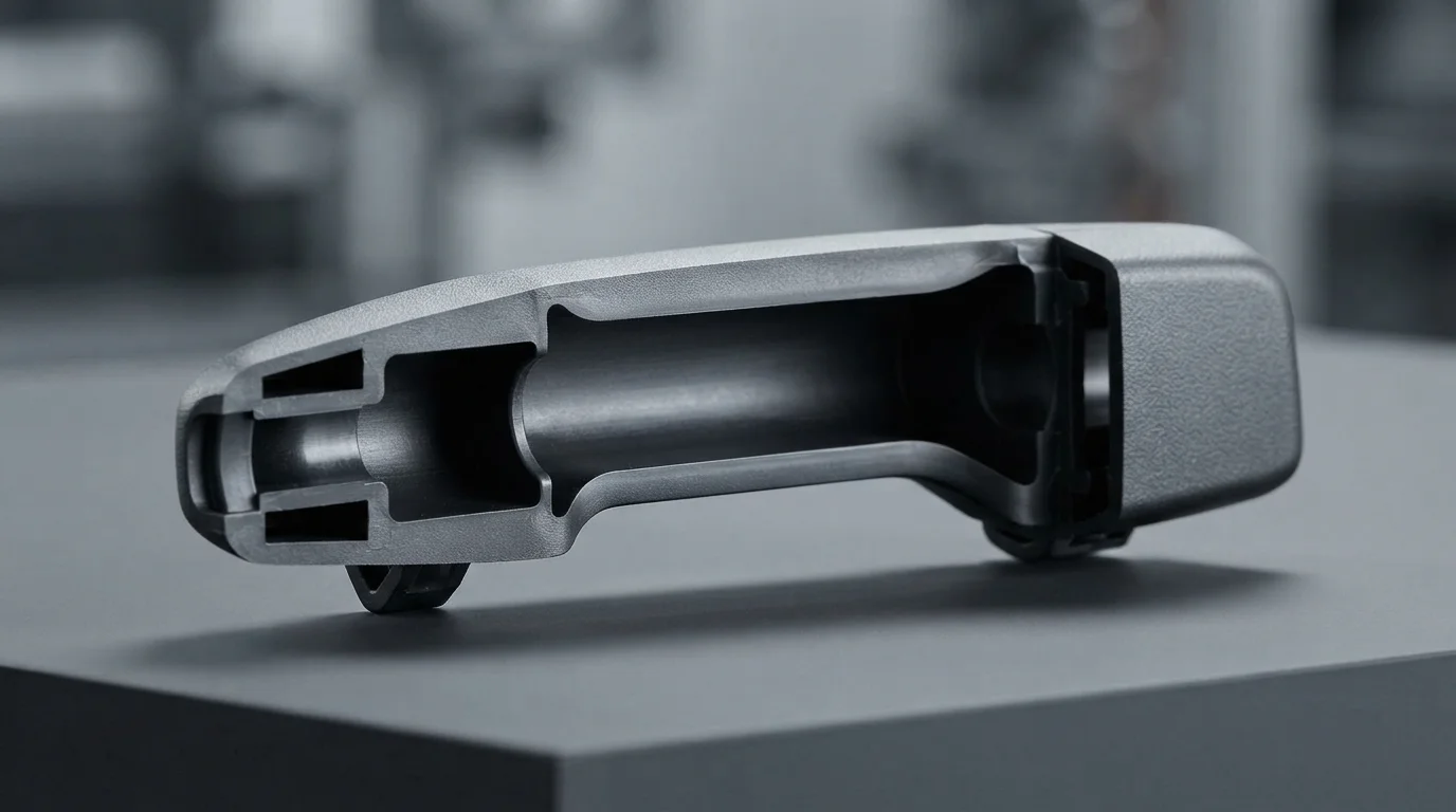 gas-assist-hollow-plastic-handle
