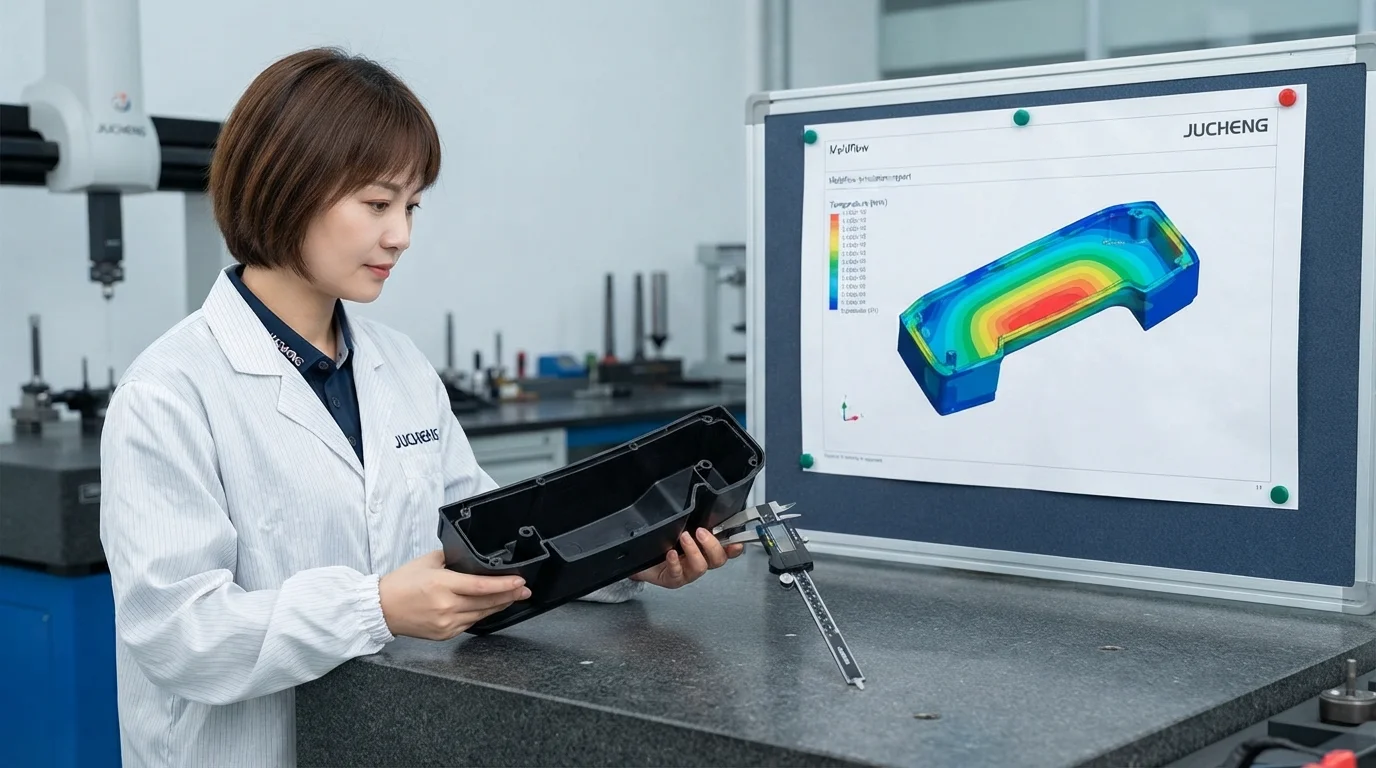 inspecting-plastic-part-against-simulation