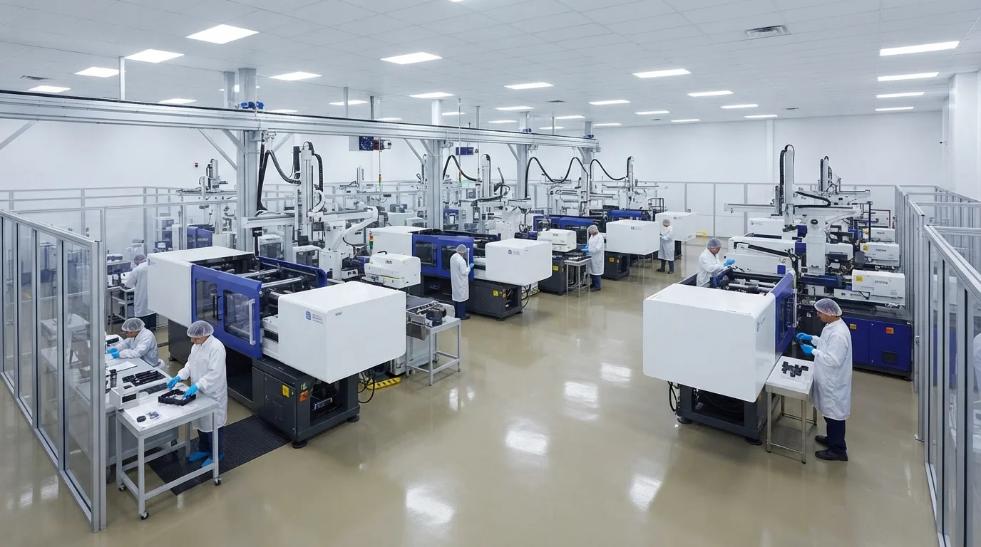 jucheng-cleanroom-injection-molding-bay