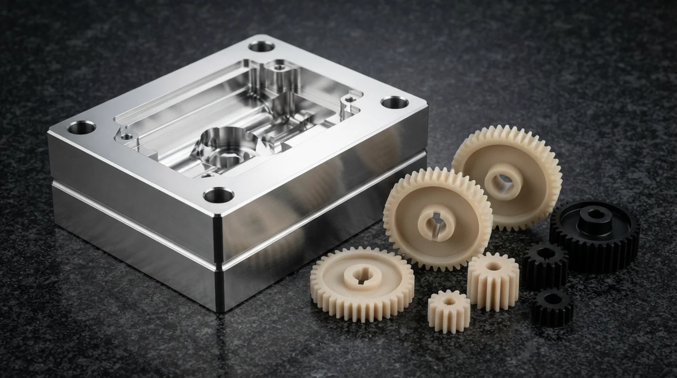 polished-steel-core-and-plastic-gears
