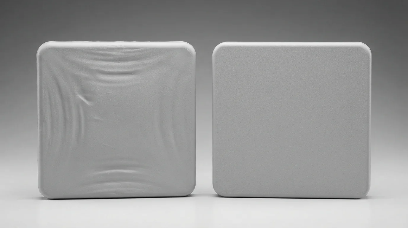 sink-mark-comparison-plastic-part