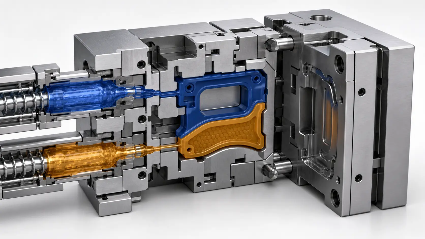 Two-shot molding process overview