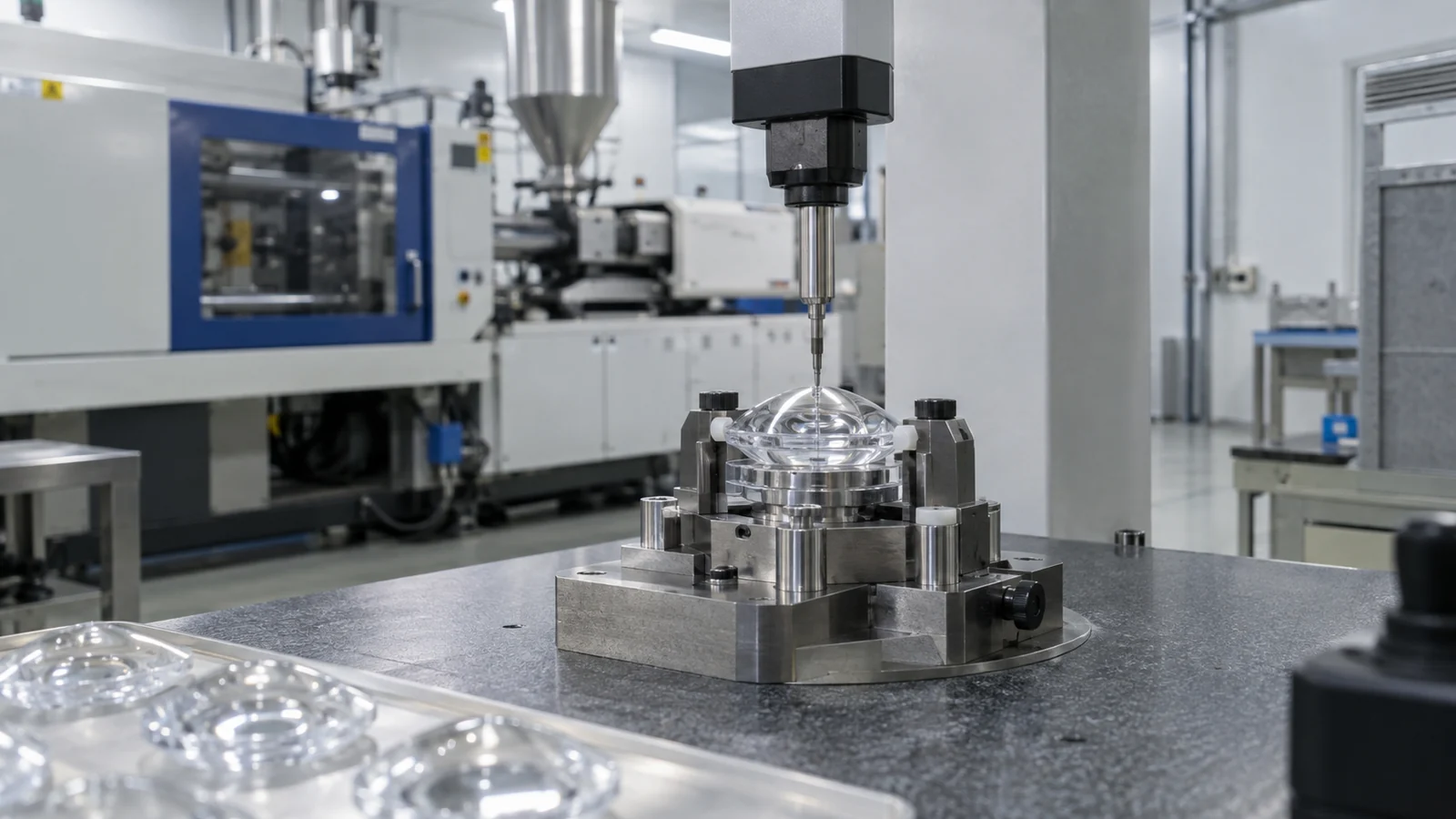 optical-part-on-precision-metrology-fixture