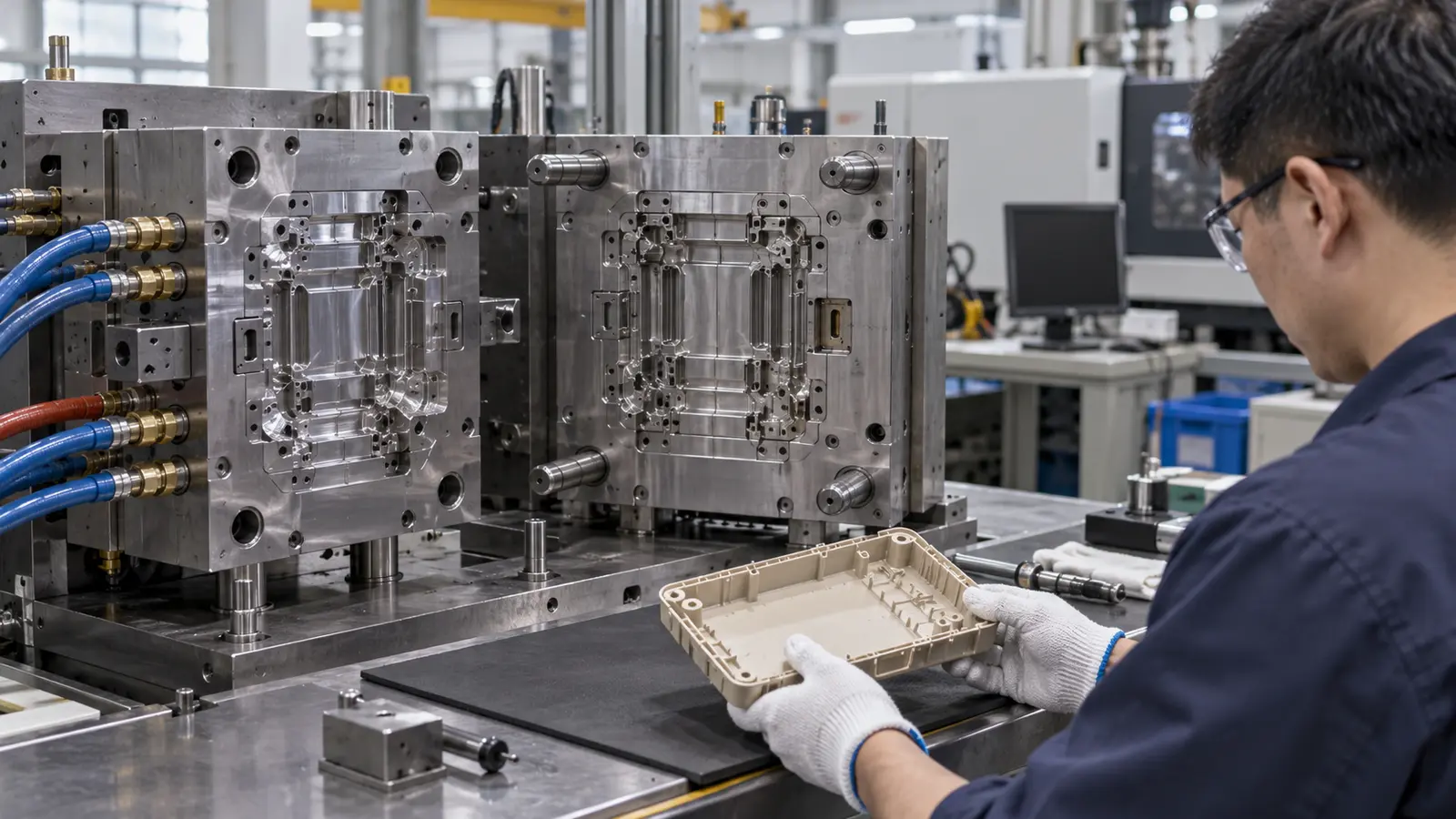 Thin wall LCP mold flow