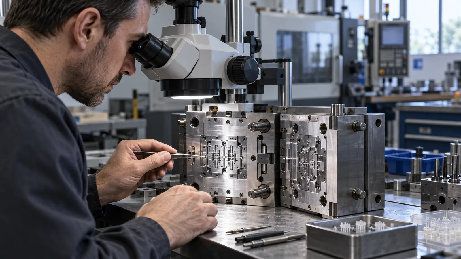 toolmaker-inspecting-micro-injection-mold