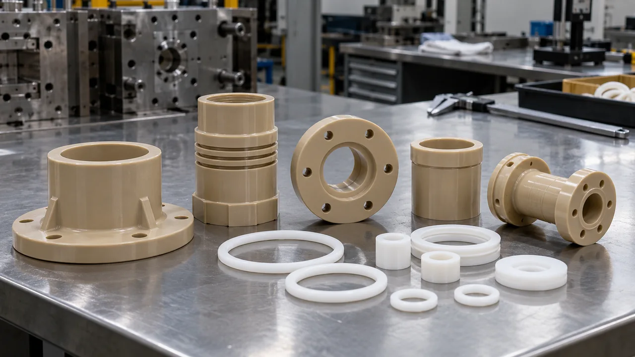 peek-ptfe-molded-component-comparison