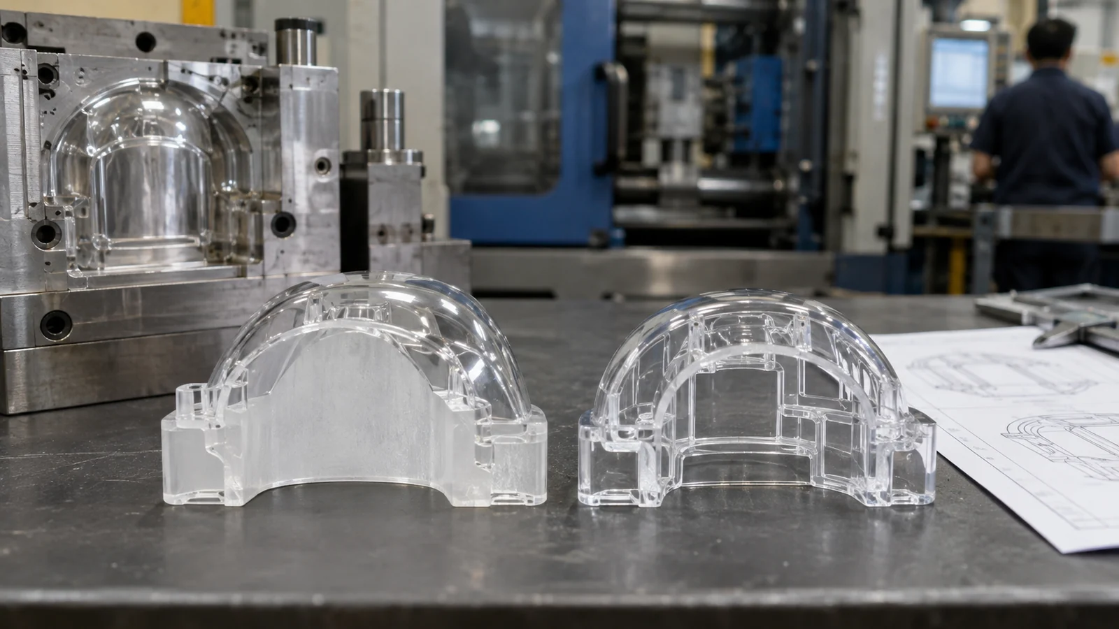 cored-and-solid-clear-part-comparison