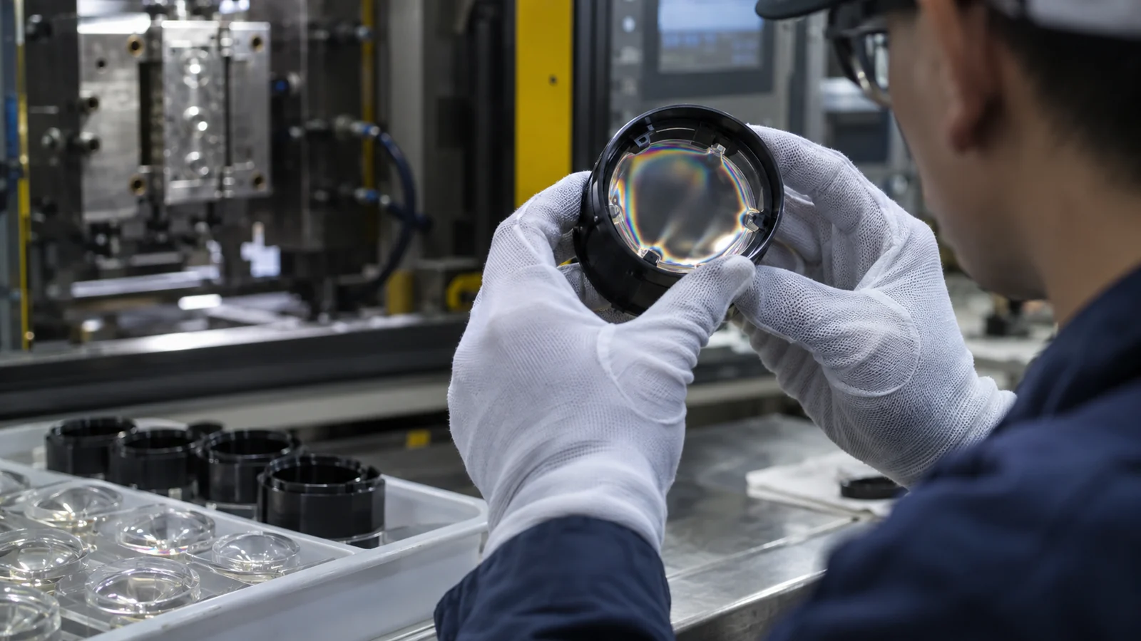lens-retainer-inducing-assembly-stress