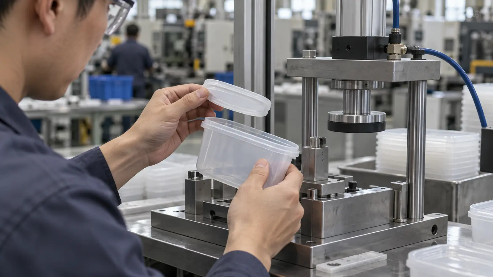 Molded packaging sample testing