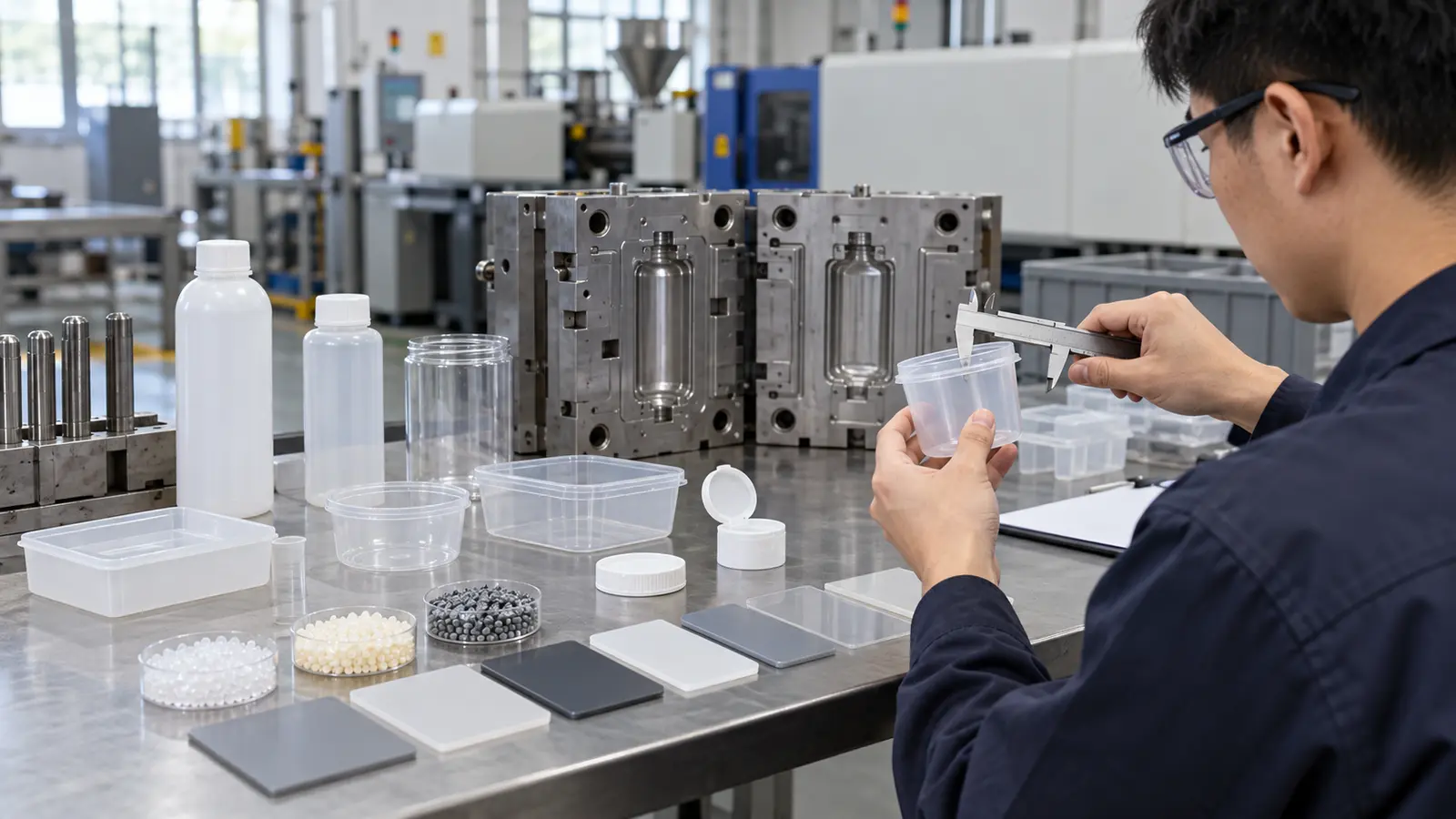 Packaging material screening samples