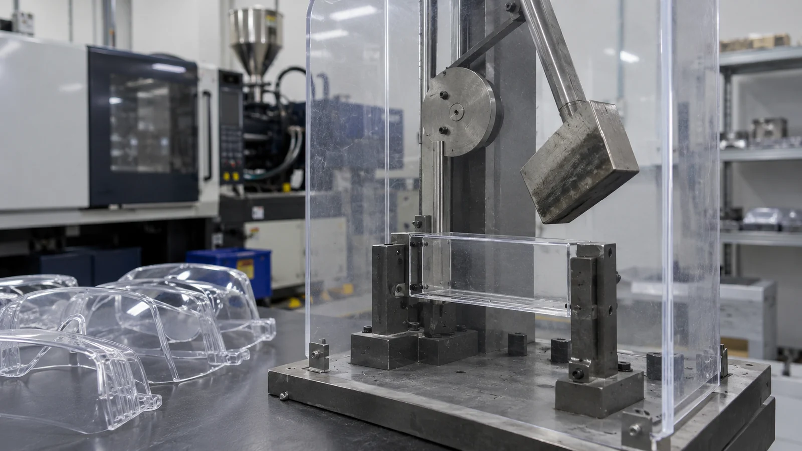 polycarbonate-cover-after-impact-test