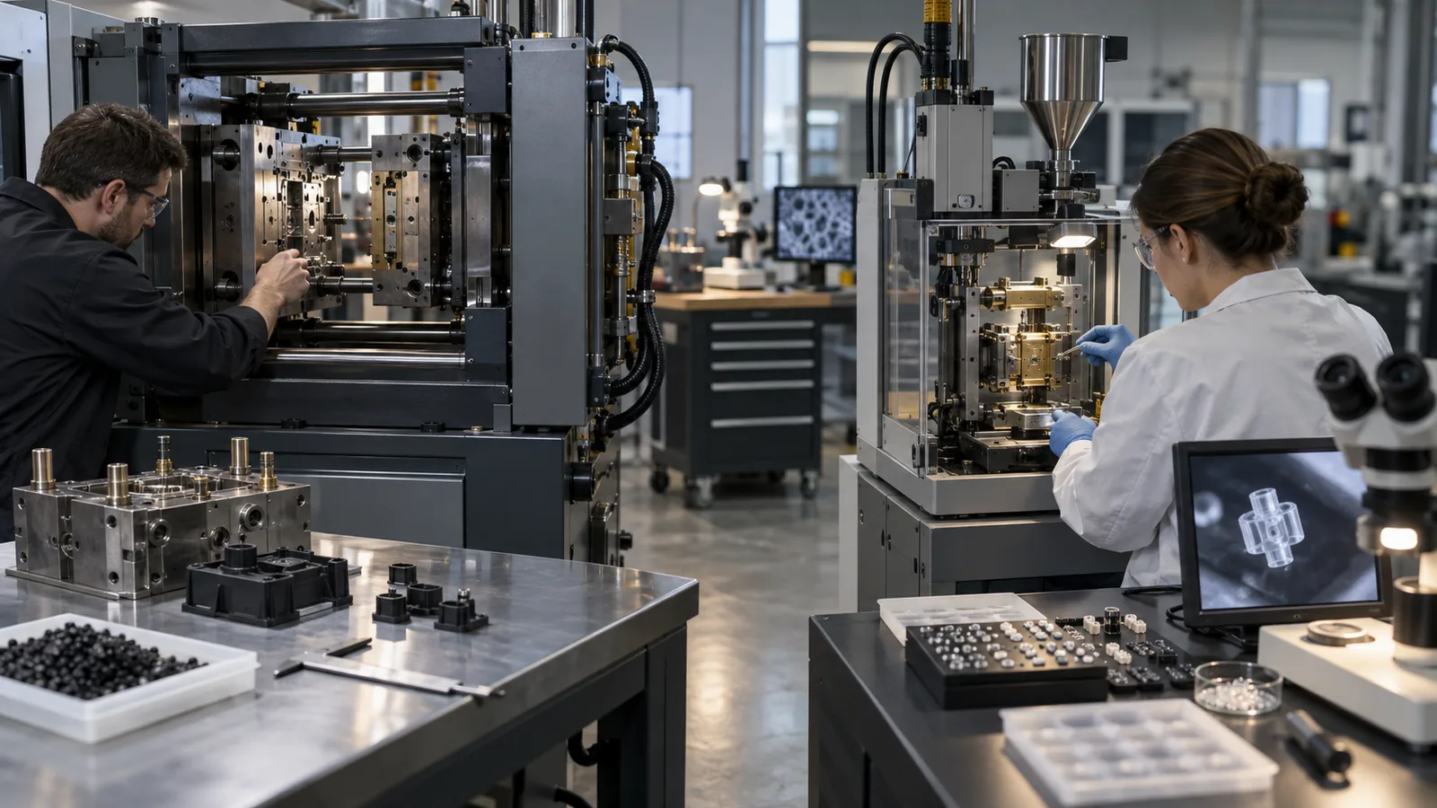 standard-versus-micro-molding-setup
