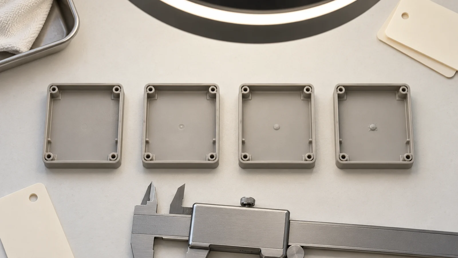 Gözeneğe ait numuneler kapı izi varyasyonu gösteriyor Cavity samples show gate vestige variation