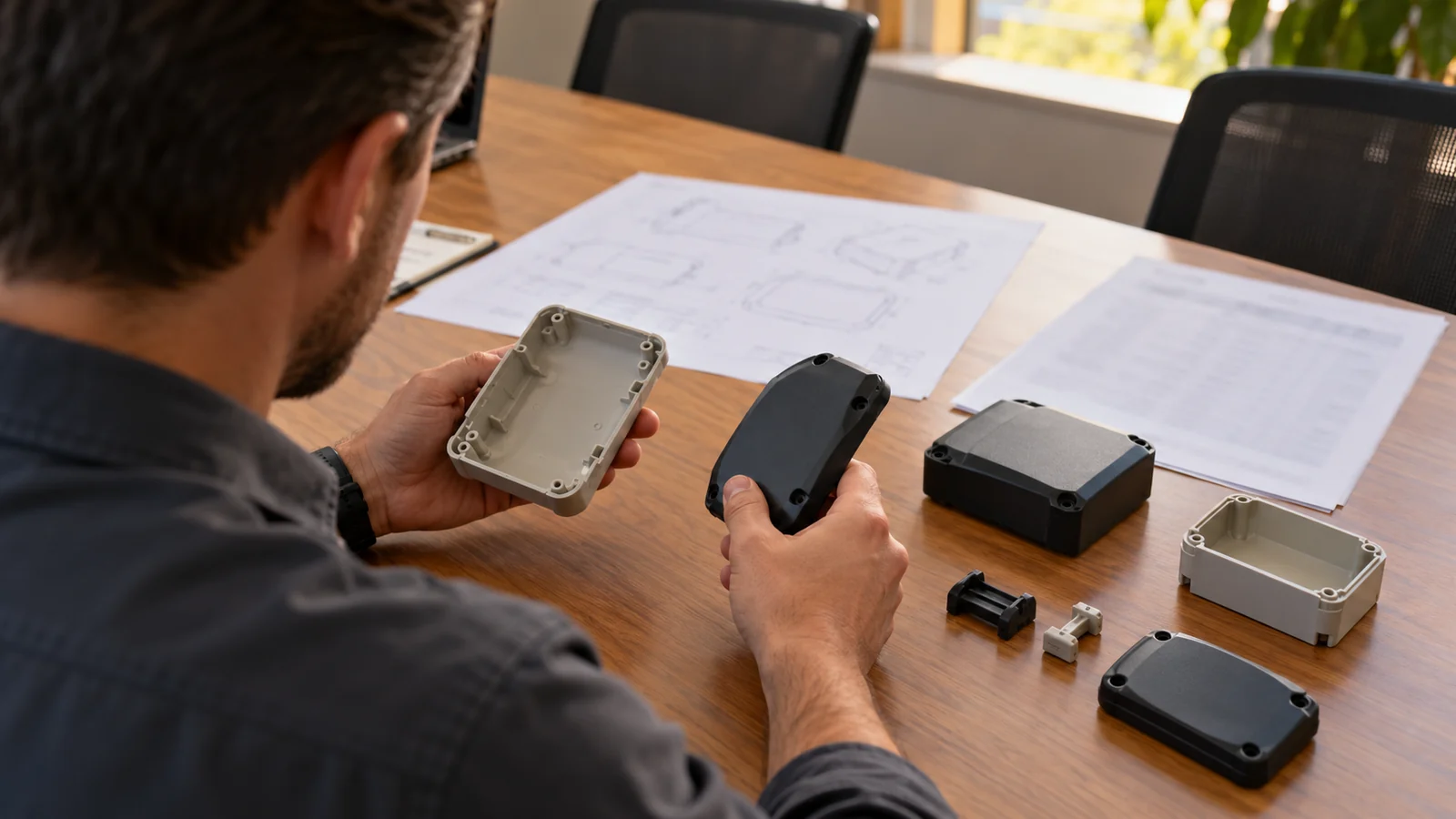 Engineer reviews family mold quote inputs