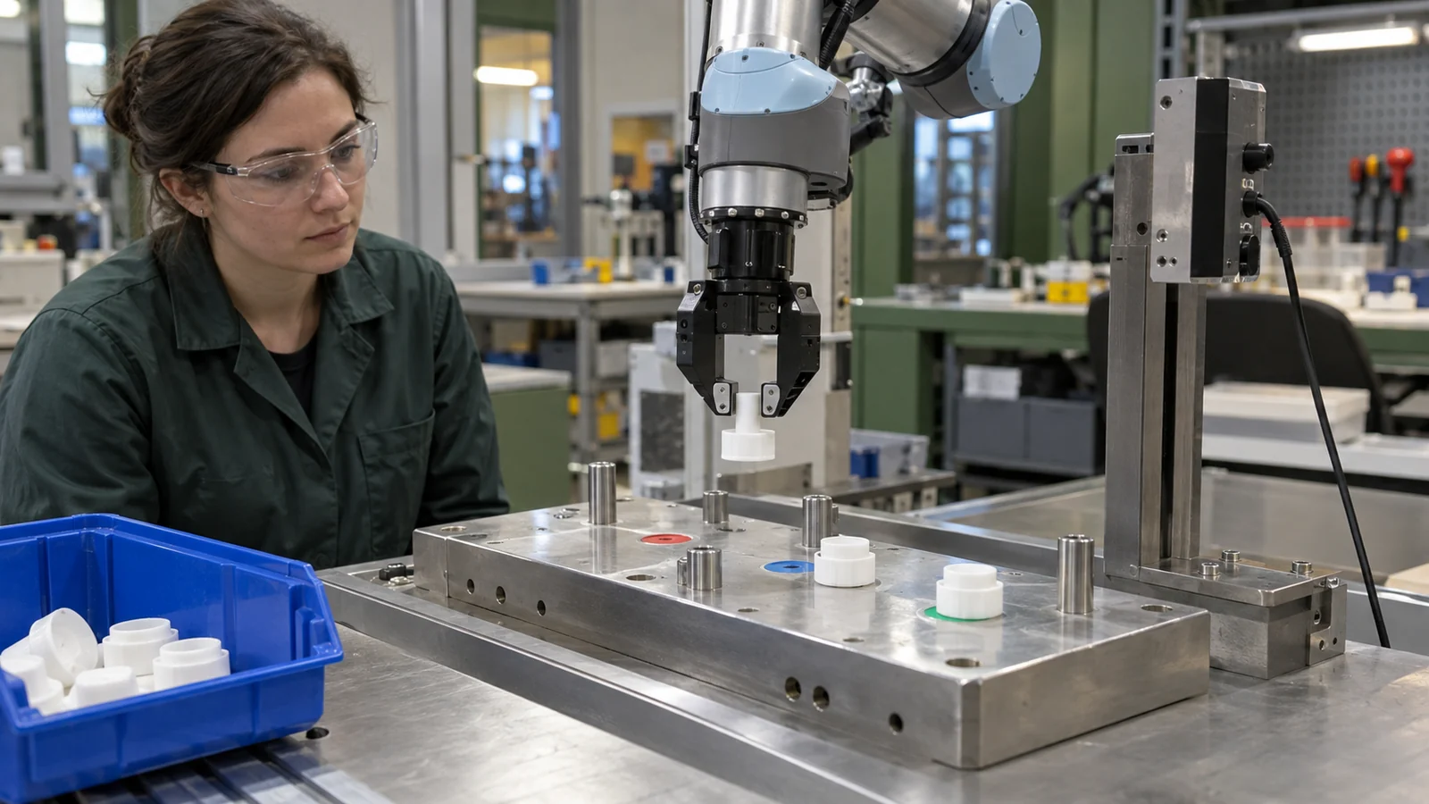 Engineer tests gripper contact retention