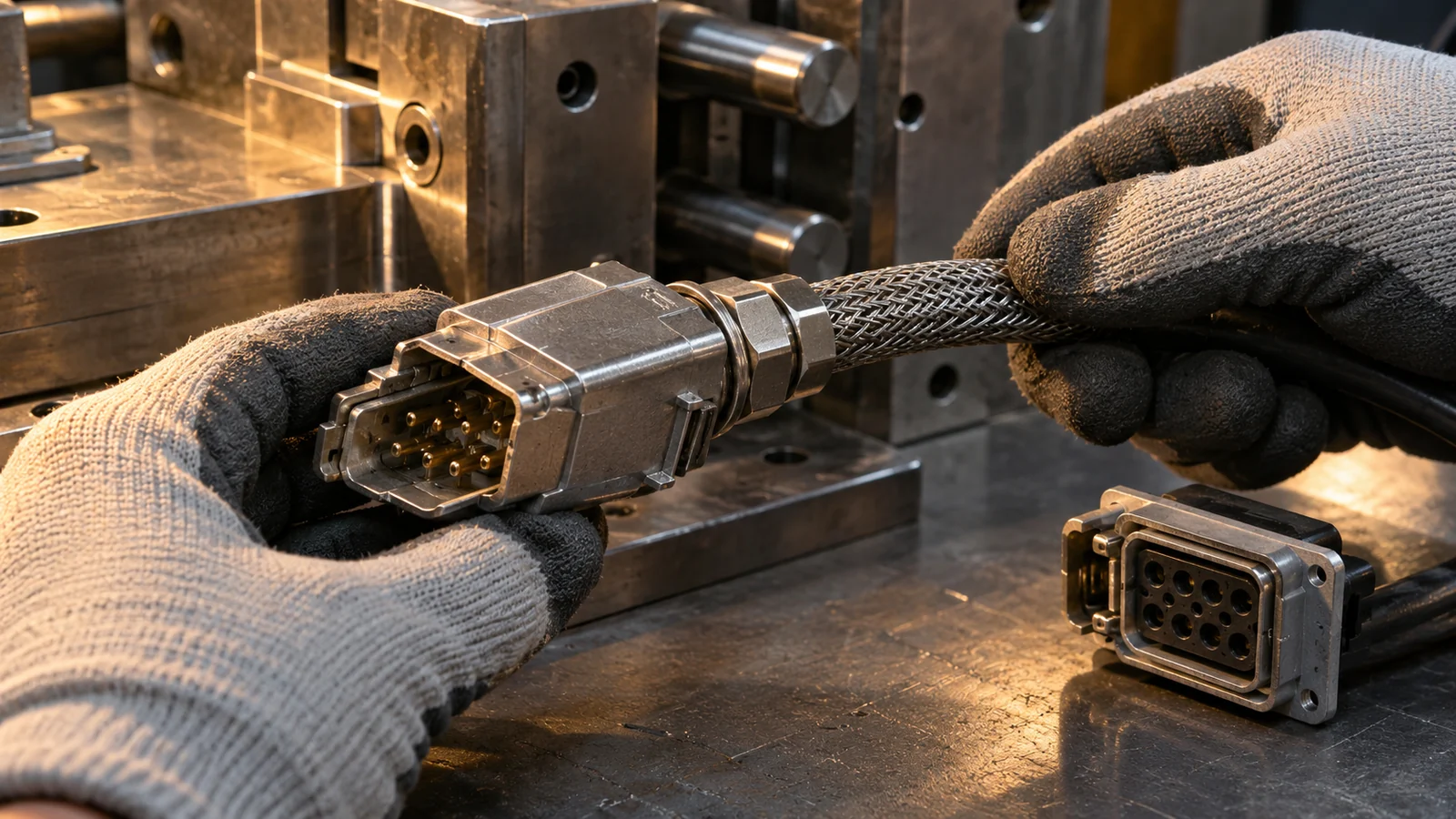 Heater connectors inspected before setup