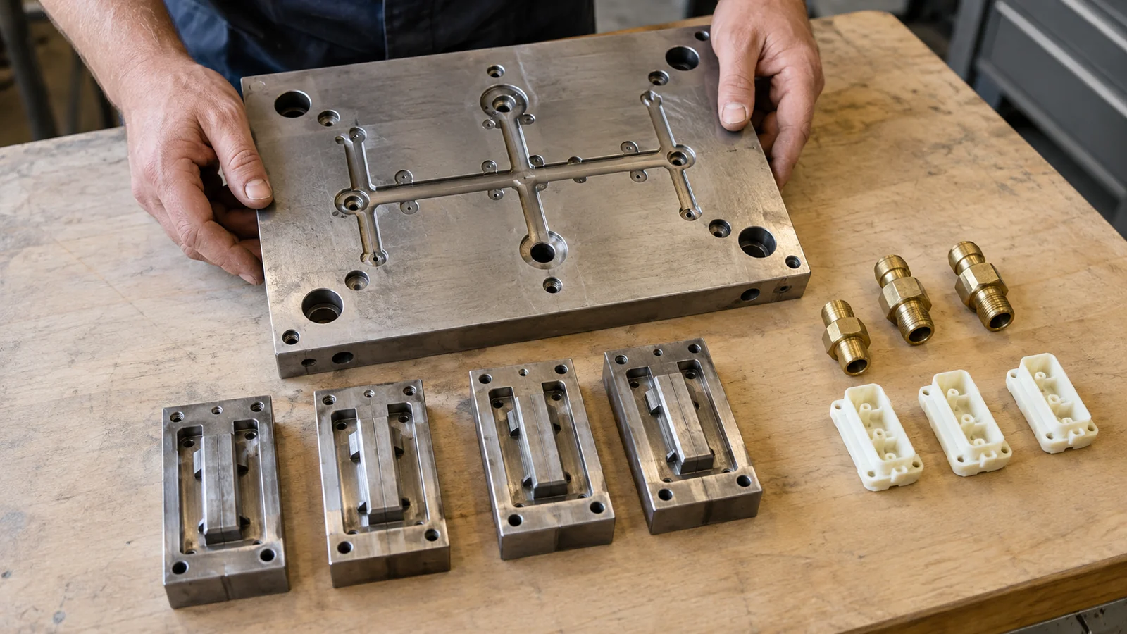 Runner cooling and inserts shape cost