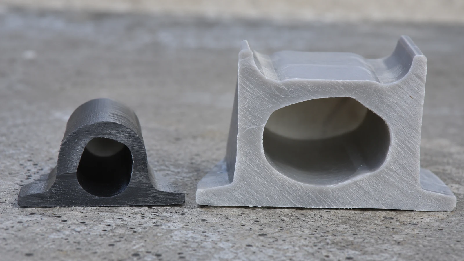 Tubular and ribbed channel sections